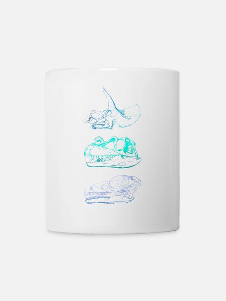 Dinosaur Skulls - Mug - white