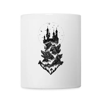 Schloss Dracula - schwarz - Tasse - Weiß - Vorne