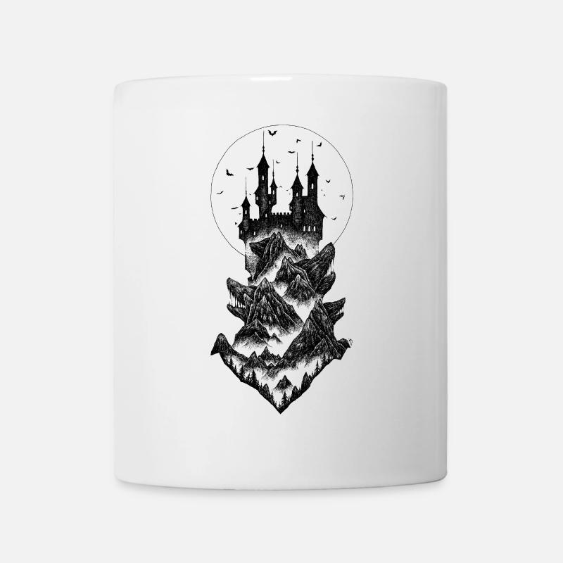 Dracula Castle - black - Mug - white