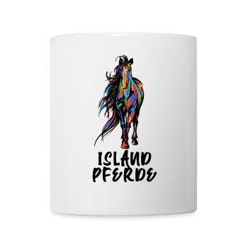 Cool Isländer Pferde Statement Islandpferde - Tasse - Weiß - Vorne