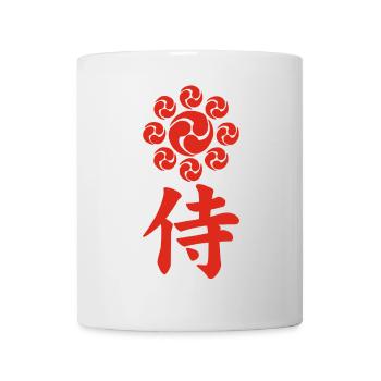 Samurai-Emblem des Uesugi-Clans (rot) - Tasse - Weiß - Vorne