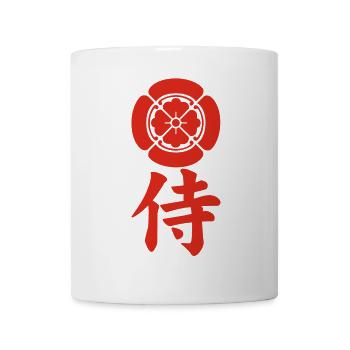Samurai emblem of the Oda clan (red) - Mug - white - Front