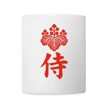 Samurai-Emblem des Toyotomi-Clans (rot) - Tasse - Weiß - Vorne