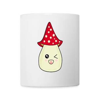 Kawaii Pilz Kawaii Fliegenpilz Kawaii Kostüm - Tasse - Weiß - Vorne