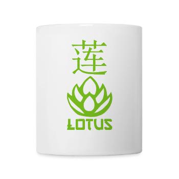 Lotus vert et Asie - Mug blanc - blanc - Devant