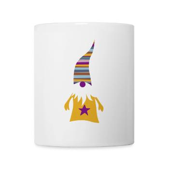 Weihnachtswichtel: Wichtel Stern Weihnachten Kind - Tasse - Weiß - Vorne