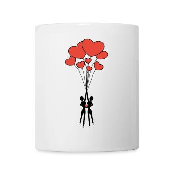 2 Les femmes s’aiment - Mug blanc - blanc - Devant
