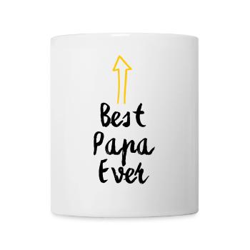 Best Papa Ever - Cadeau papa fête des pères - Mug blanc - blanc - Devant