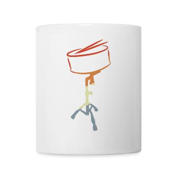 Vintage Drum - Mug - white - Front