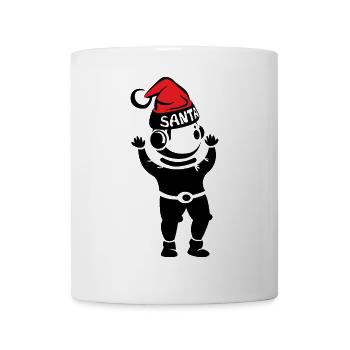 Astronaute Noël Noël chapeau Space Rocket - Mug blanc - blanc - Devant