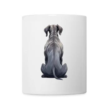 Deutsche Dogge - Tasse - Weiß - Vorne