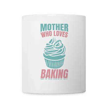 Maman qui aime faire de la pâtisserie - Mug blanc - blanc - Devant