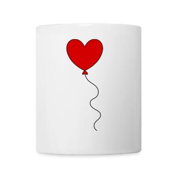 Saint-Valentin cœur rouge, st.valentin - Mug blanc - blanc - Devant