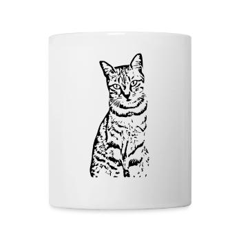 Chat Chaton Tigre Chat Chat Chat Cadeau - Mug blanc - blanc - Devant