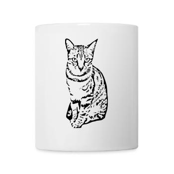 Cat Kitten Tiger Cat Cat Shirt Gift - Mug - white - Front