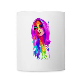 Lady 70's Retro - Mug - white - Front