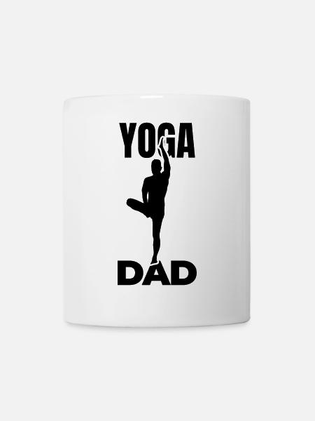 Yoga Papa - Tasse - Weiß