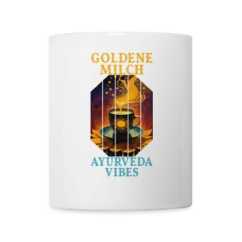 GOLDEN MILK AYURVEDA VIBES Mug Gift - Mug - white - Front