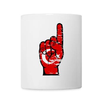Türkei Flagge Nummer 1 used - Tasse - Weiß - Vorne