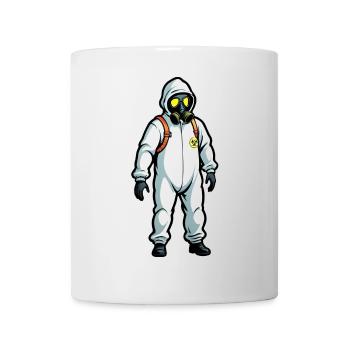 Gefahrgutanzug Biohazard Man - Tasse - Weiß - Vorne