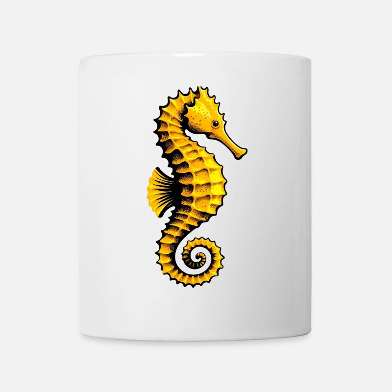 Hippocampe - Mug blanc - blanc
