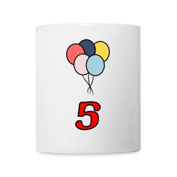 5. ANNIVERSARY. 5 YEARS. 5th ANNIVERSARY - Mug - white - Front