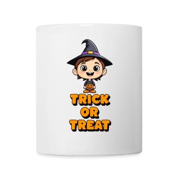 Halloween Trick or Treat - Tasse - Weiß - Vorne