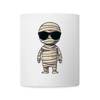 Mumie Halloween Sonnenbrille - Tasse - Weiß - Vorne