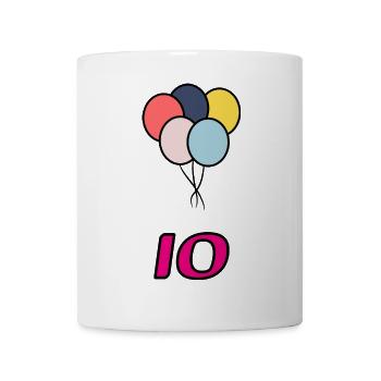 10. 10 YEARS. 10th ANNIVERSARY. 10 YEAR ANNIVERSARY. - Mug - white - Front