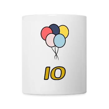 10. 10 YEARS. 10th ANNIVERSARY. 10 YEAR ANNIVERSARY. - Mug - white - Front