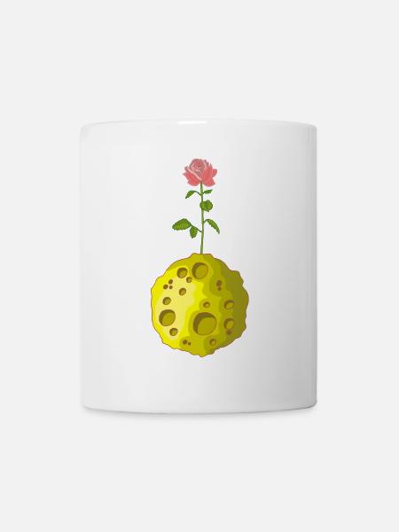 Blumiger Planet - Tasse - Weiß