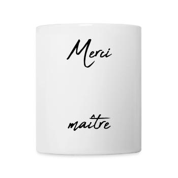 MEISTER. MEISTER. VIELEN DANK. DANKE, MEISTER. MEISTER - Tasse - Weiß - Vorne