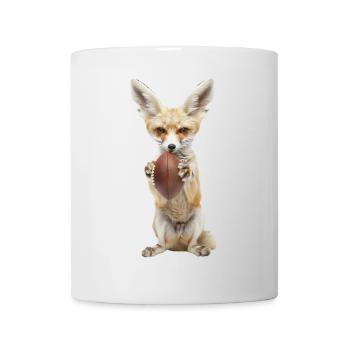 Fennek Fuchs Fußball - Tasse - Weiß - Vorne