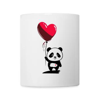 Ballon panda avec coeur - Heartful Creatures - Mug blanc - blanc - Devant