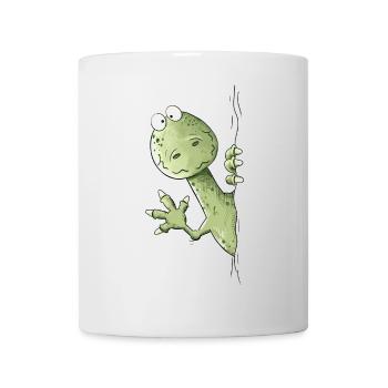 Drolliger Dino I Raptor Dinosaurier - Tasse - Weiß - Vorne