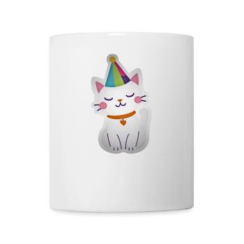 Cat Party Gift Idea Cute Funny - Mug - white - Front