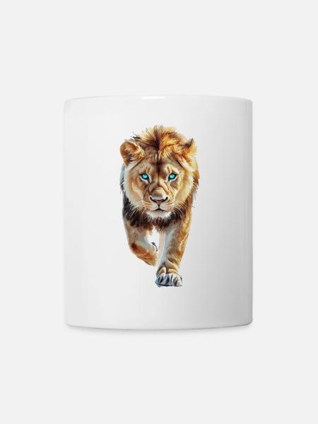 Löwe - Tasse - Weiß
