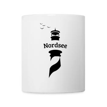 North Sea Lighthouse - Seagulls - Mug - white - Front