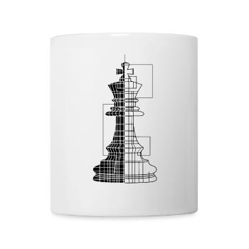 Chess Piece Line Art - Mug - white - Front