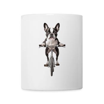 Boston Terrier - Tasse - Weiß - Vorne