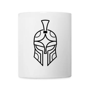 Spartan helmet - Mug - white - Front