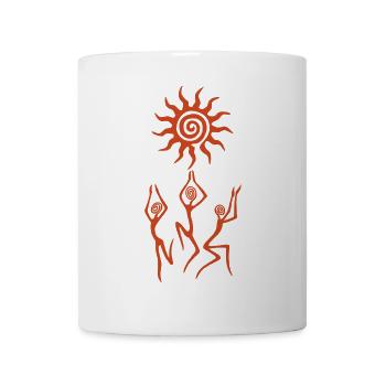La danse du soleil - Mug blanc - blanc - Devant