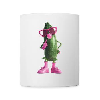 Zucchini - Tasse - Weiß - Vorne