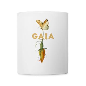 Respire en fleurs - Mug blanc - blanc - Devant