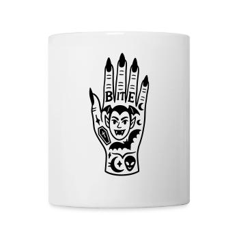 Main de vampire - Mug blanc - blanc - Devant