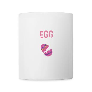 Happy egg bacon spectacle for parents-to-be - Mug - white - Front
