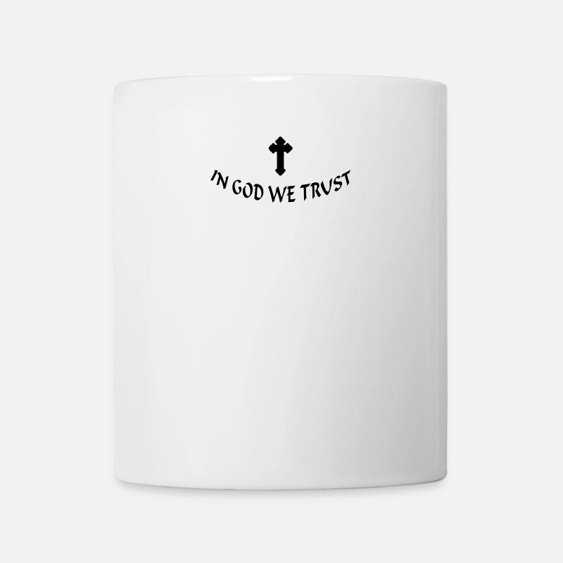 Croix chrétienne / croix chrétienne (g, 1c) - Mug blanc - blanc