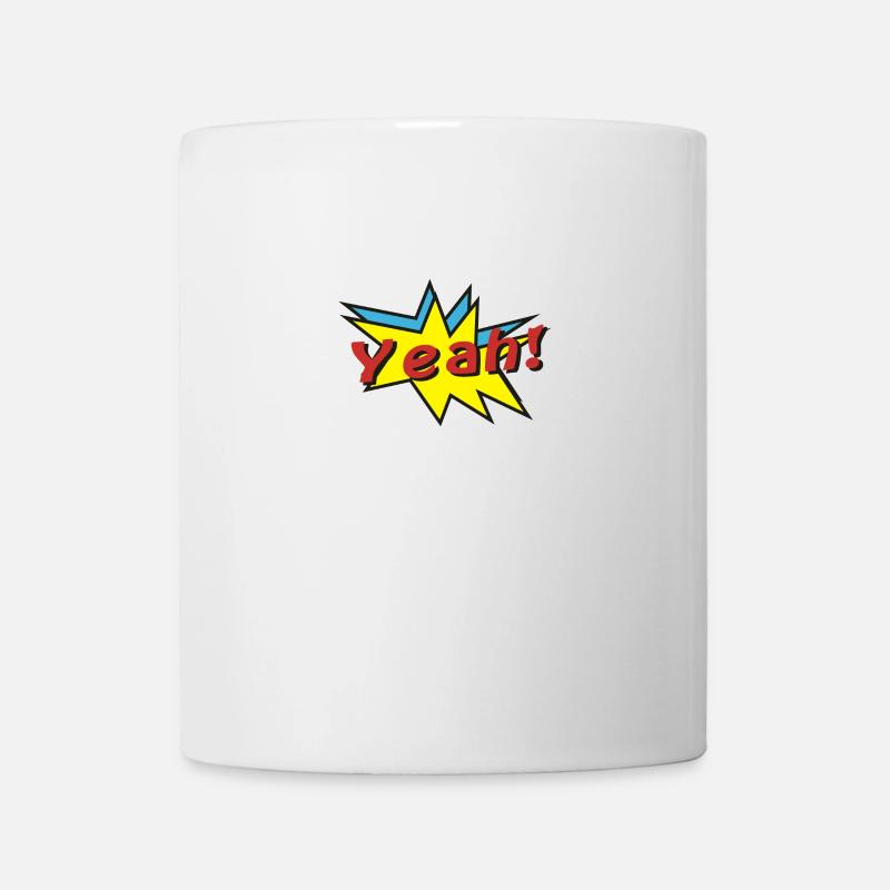 yeah comic - Tasse - Weiß