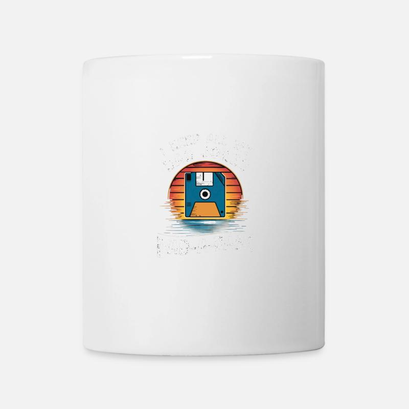 I Keep All My Dad Jokes In A Dad-A-Base Fathers - Tasse - Weiß