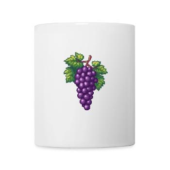 Grapes Pixel Gamer - Mug - white - Front